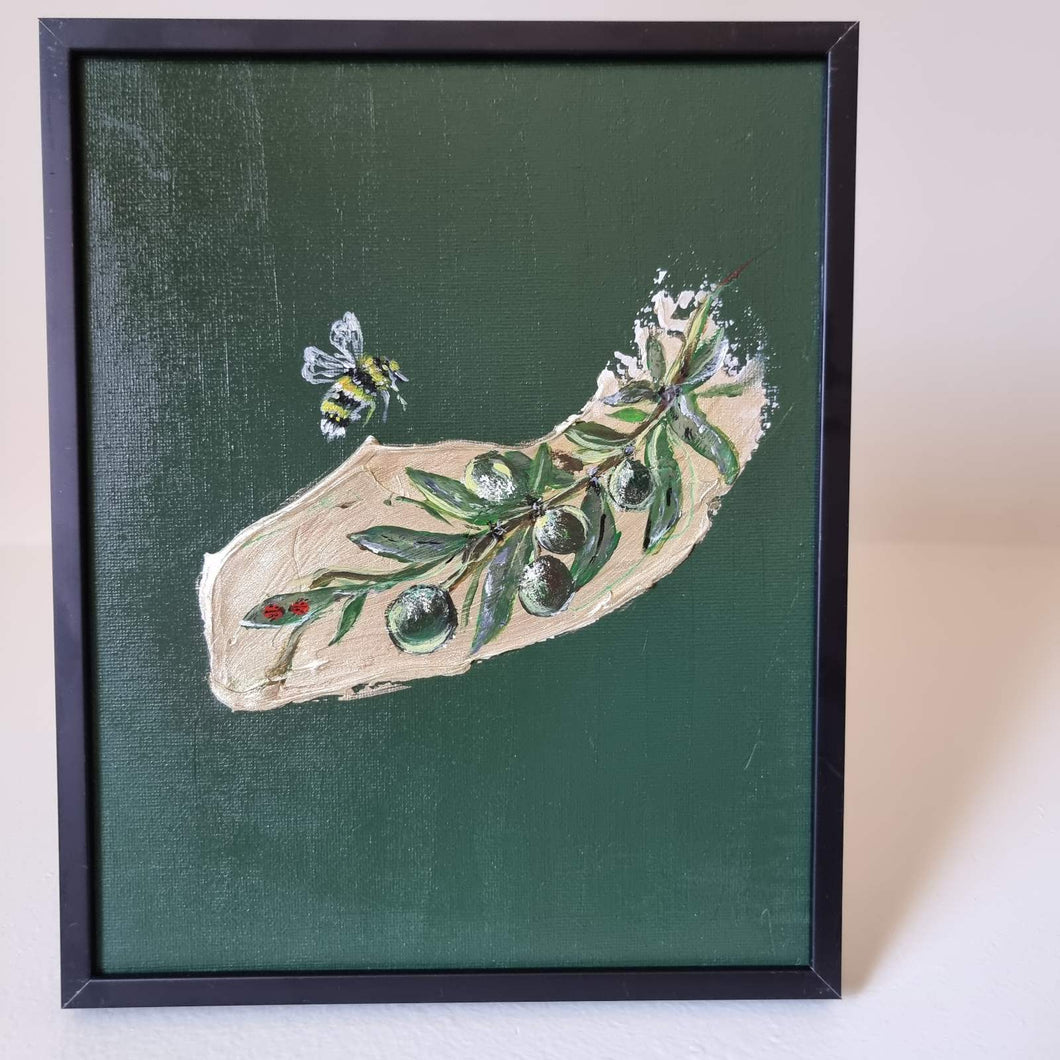 Olive Branch & Bee